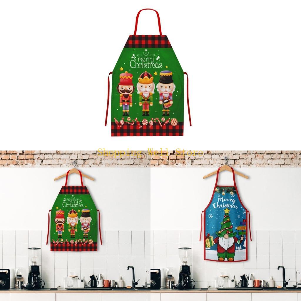 Home Cooking Shows - KX4B Festive Christmas Delantal para cocina