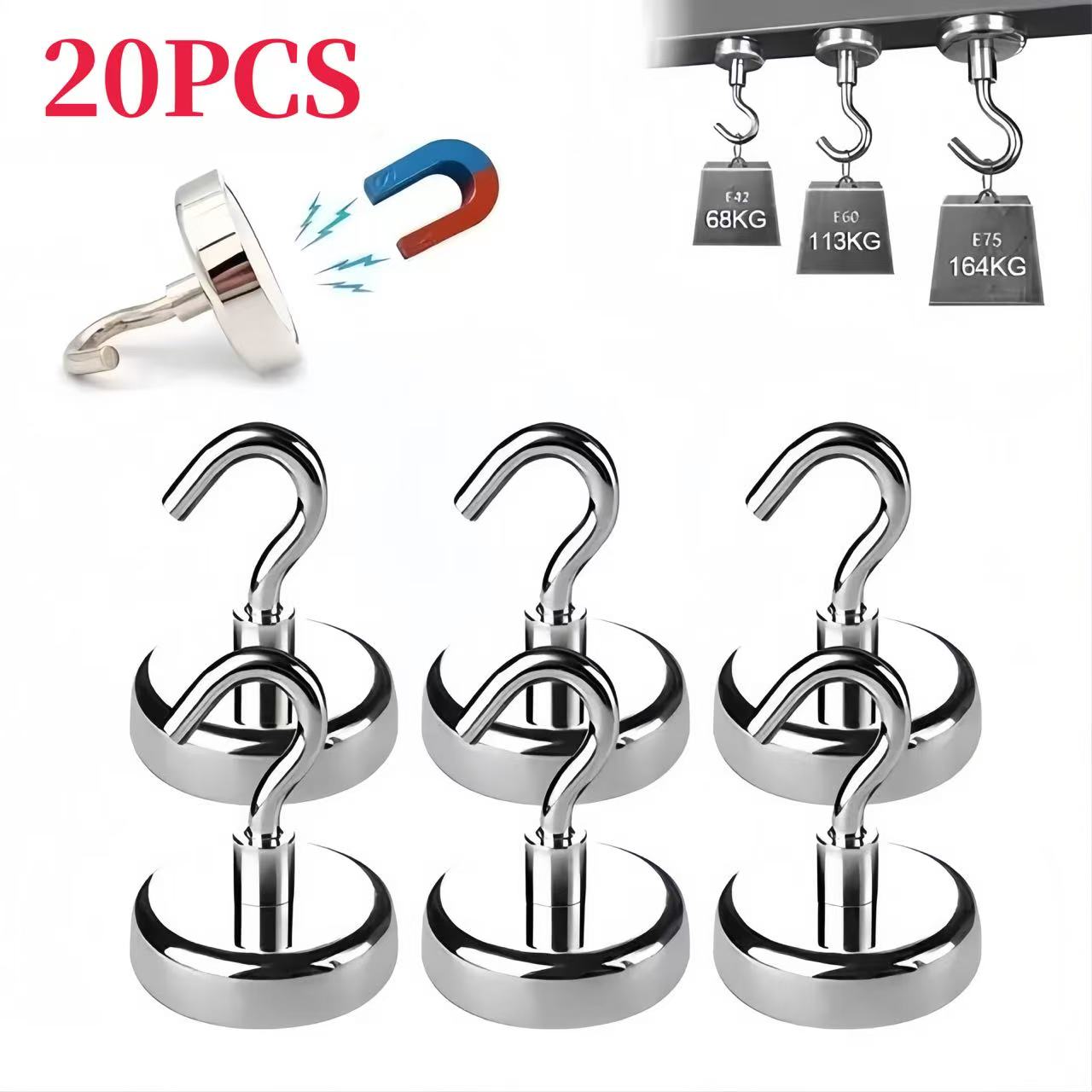 Ganchos magnéticos fuertes, ga - Home Cooking Delivery reseña y precio